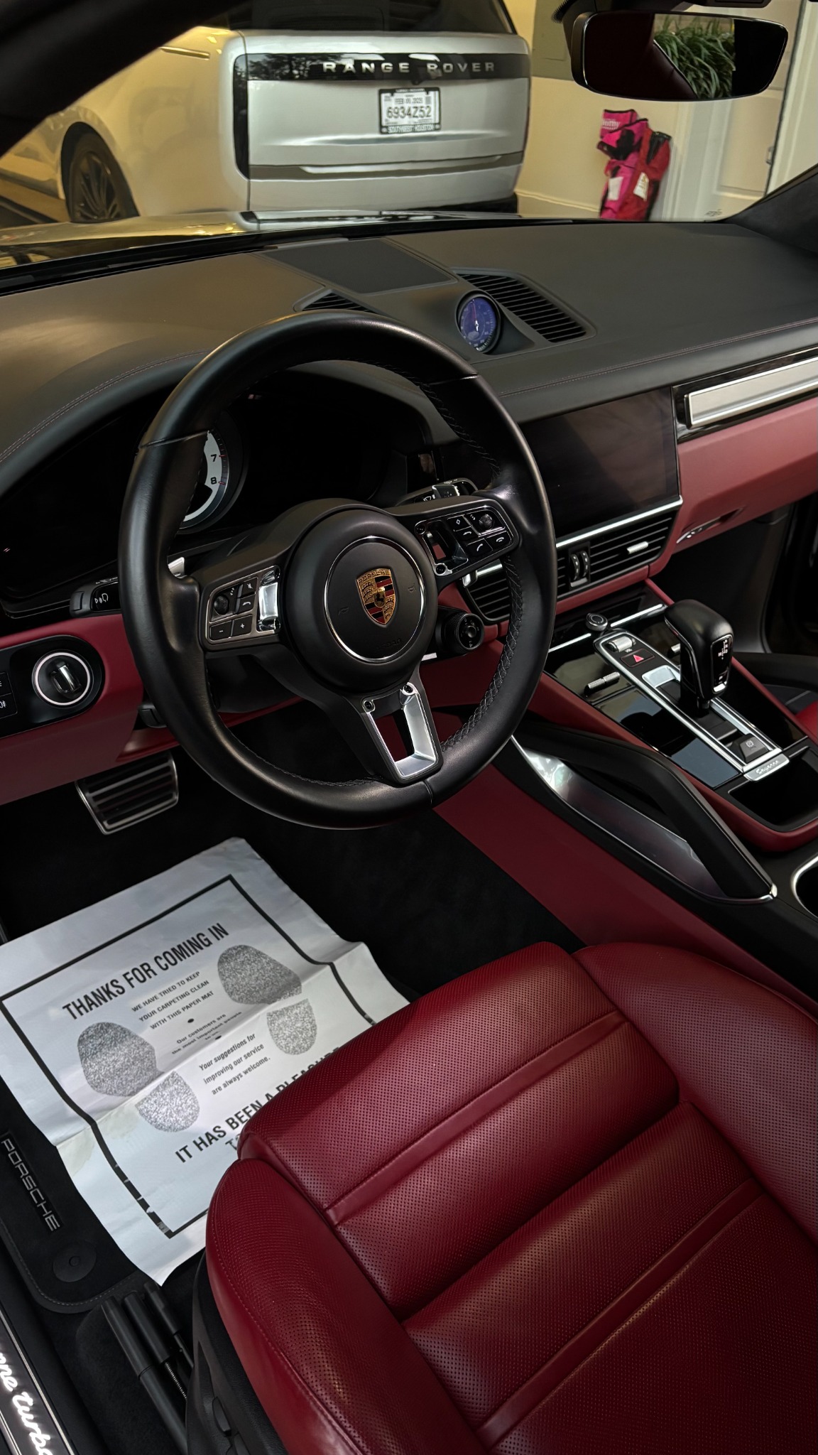 Detailed Porsche interior